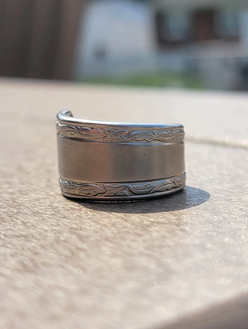 Mens Spoon Ring